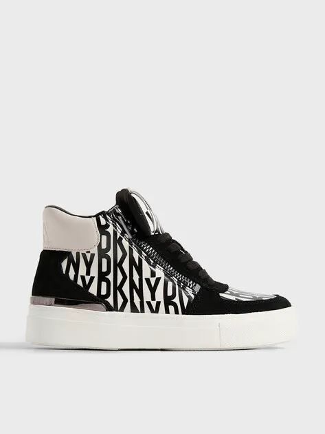 Кроссовки DKNY с логотипом, черный, арт. 87717