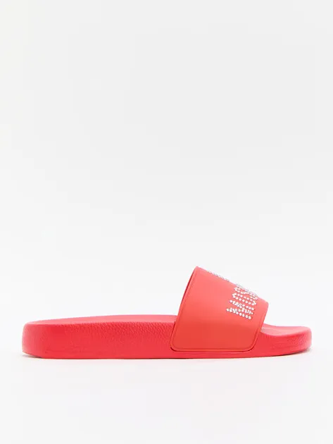 Шлепанцы Love Moschino, красный, арт. 87875