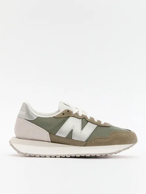 Кроссовки New Balance из замши и текстиля, зеленый, арт. 87998