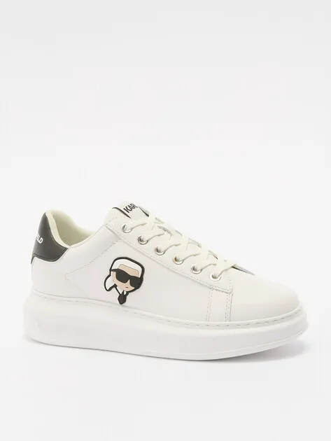 Кроссовки Karl Lagerfeld из натуральной кожи, белый, арт. 88080
