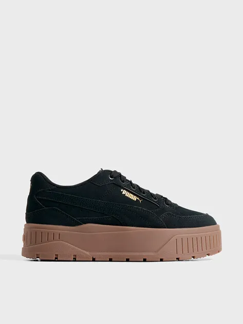 Кроссовки и кеды Puma из натуральной замши, черный, арт. 88413