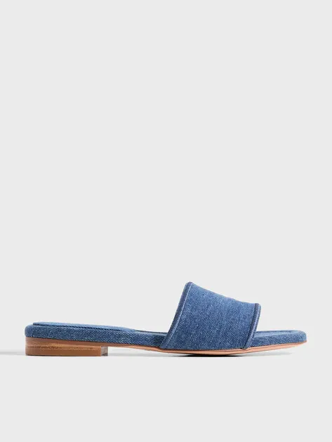 Шлепанцы Tendance из денима, синий, арт. SW519-1