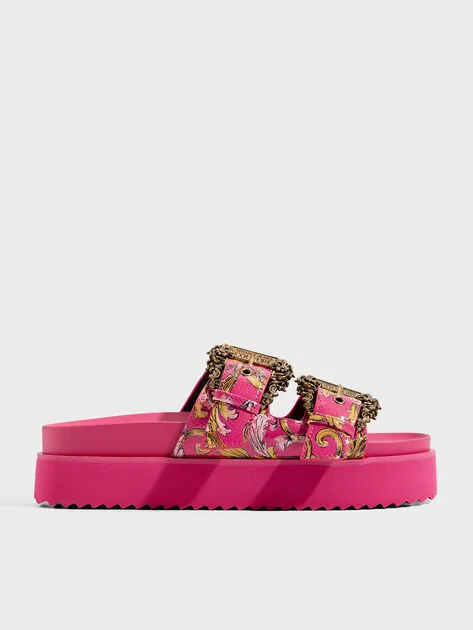 Шлепанцы Versace Jeans Couture, розовый, арт. 88528