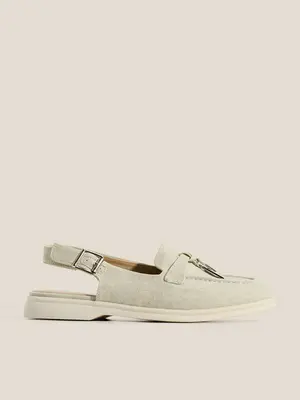 Лоферы Tendance из денима, зеленый, арт. 88573