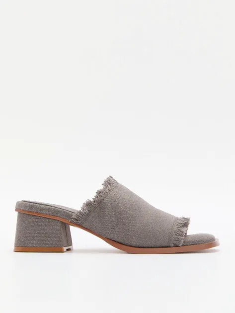 Сабо Tendance из денима, коричневый, арт. SW503-6