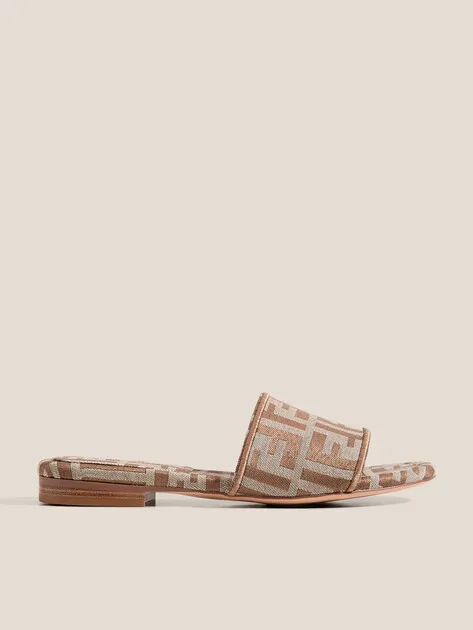 Шлепанцы Tendance из денима, бежевый, арт. SW519-1