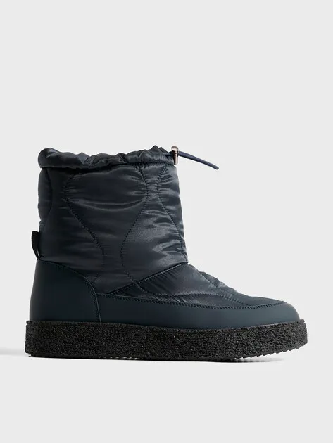 Ботинки Tendance из комбинации текстиля и кожи, синий, арт. AJ1173-7-8