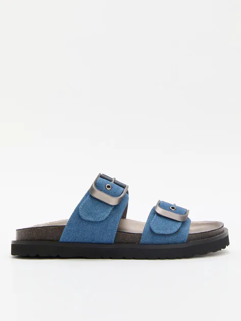 Шлепанцы Tendance из денима, синий, арт. GLC7606F-01