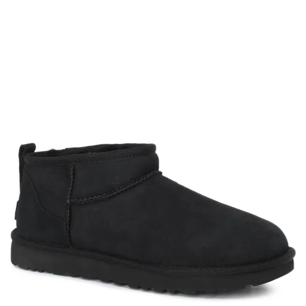 Угги UGG из натуральной замши, черный, арт. 89070