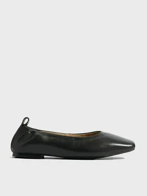 Балетки Tendance из натуральной кожи, черный, арт. 89265
