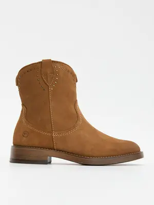 Ботинки Tamaris из натуральной замши, коричневый, арт. 89352