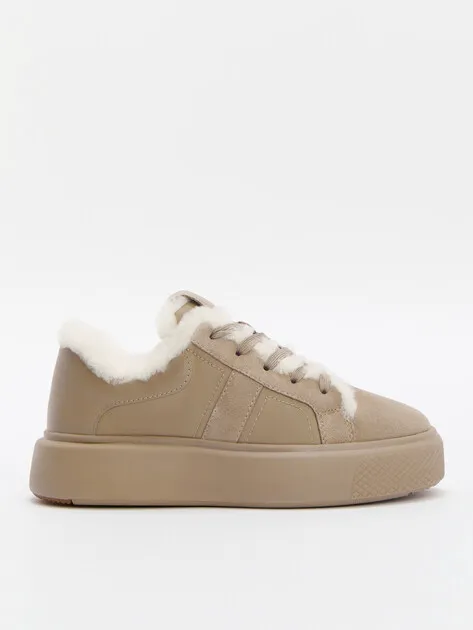 Кроссовки Tendance из замши, бежевый, арт. 89460