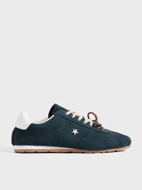 Кроссовки Tendance из натуральной замши, синий, арт. 89516