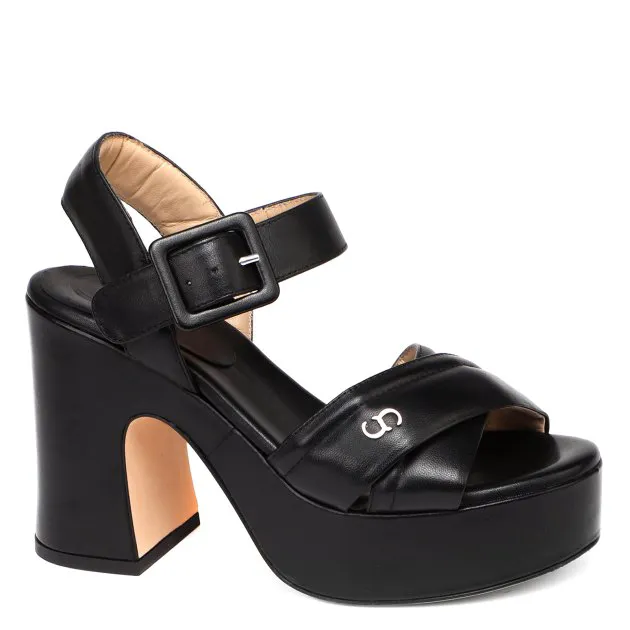 Босоножки Cesare Casadei, черный, арт. 89690