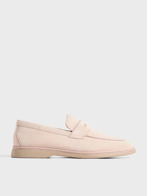 Лоферы Tendance из замши, бежевый, арт. 89732
