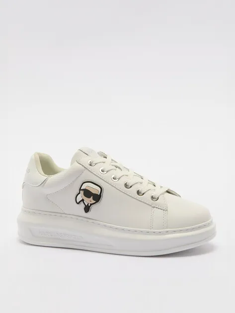 Кроссовки Karl Lagerfeld из натуральной кожи, белый, арт. 90140