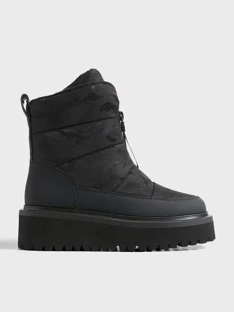 Ботинки Tendance из водостойкого текстиля и кожи, черный, арт. AJ1462-6-4