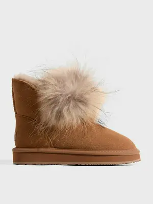 Угги Tendance из натуральной замши, коричневый, арт. 90781