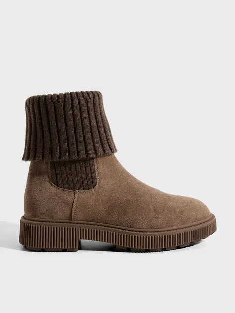Ботинки Tendance из замши, коричневый, арт. 91149