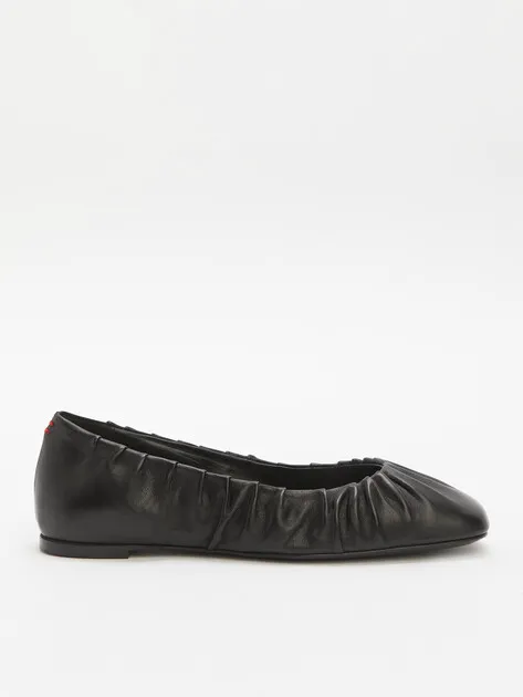Балетки Halmanera из натуральной кожи, черный, арт. 92926