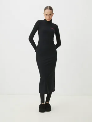 Платье MM6 Maison Margiela, черный, арт. 93936