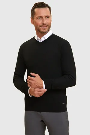 Джемпер Kanzler из шерсти, черный, арт. 129003