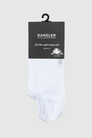 Короткие носки KANZLER из хлопка, белый, арт. 129005