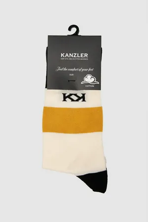 Носки Kanzler из хлопка, бежевый, арт. 129096