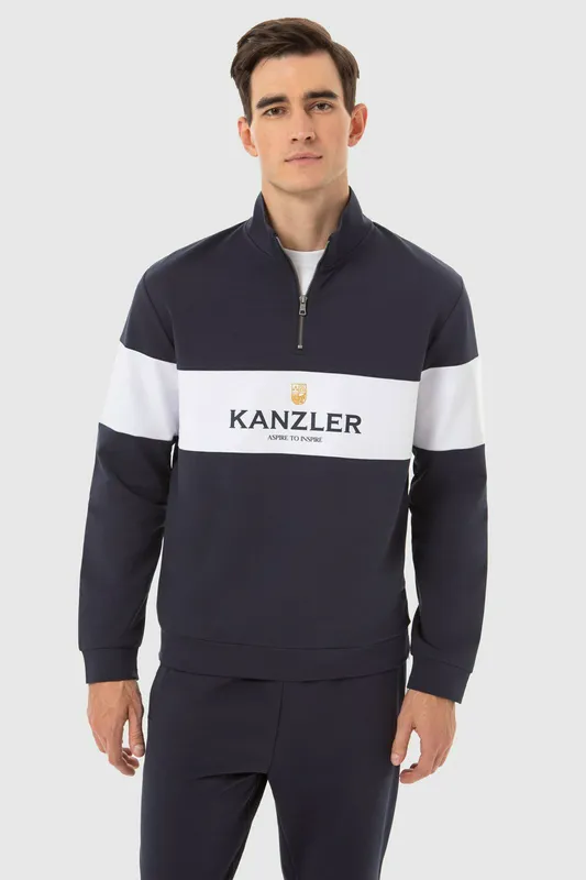 Толстовка Kanzler из хлопка, синий, арт. 129557