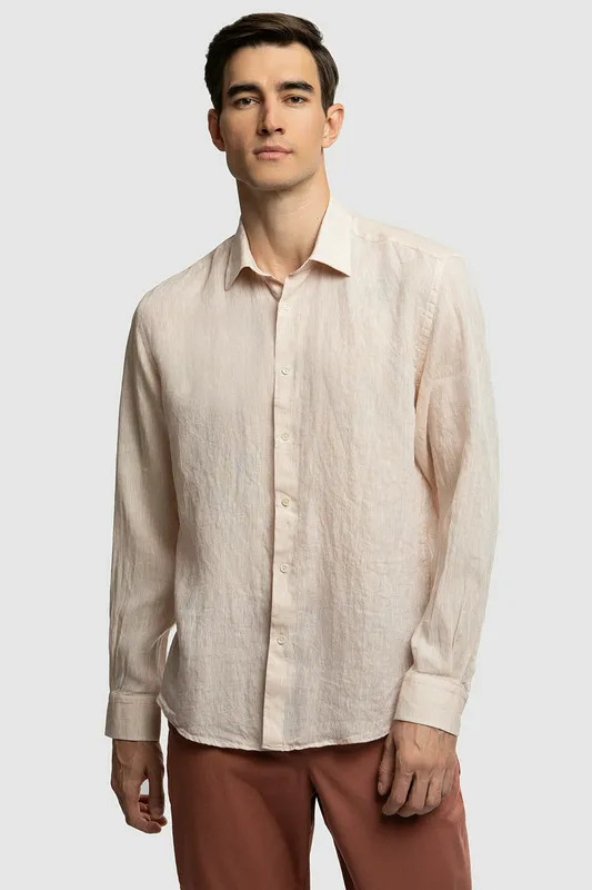 Сорочка Kanzler изо льна Limited edition, бежевый, арт. 129725