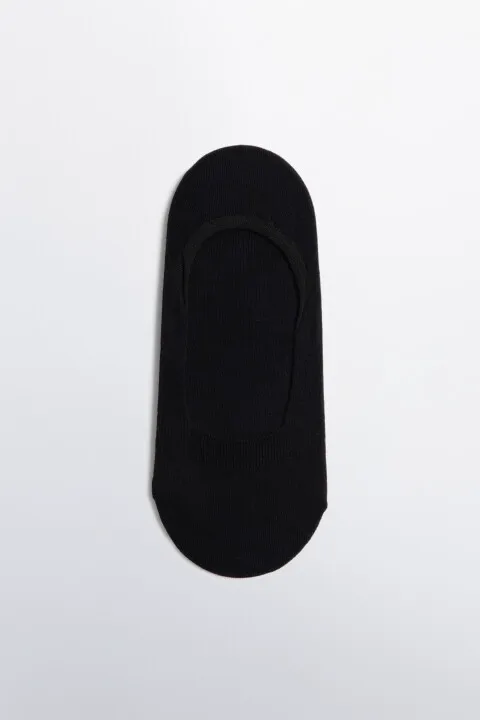 Подследники Befree базовые (3 пары), черный, арт. InvisibleSocksSet5
