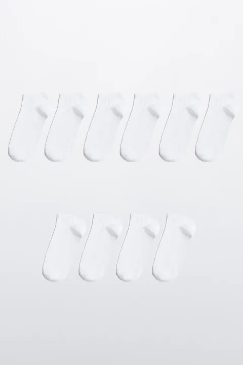Носки короткие Befree базовые (5 пар), белый, арт. ShortSocksPack4