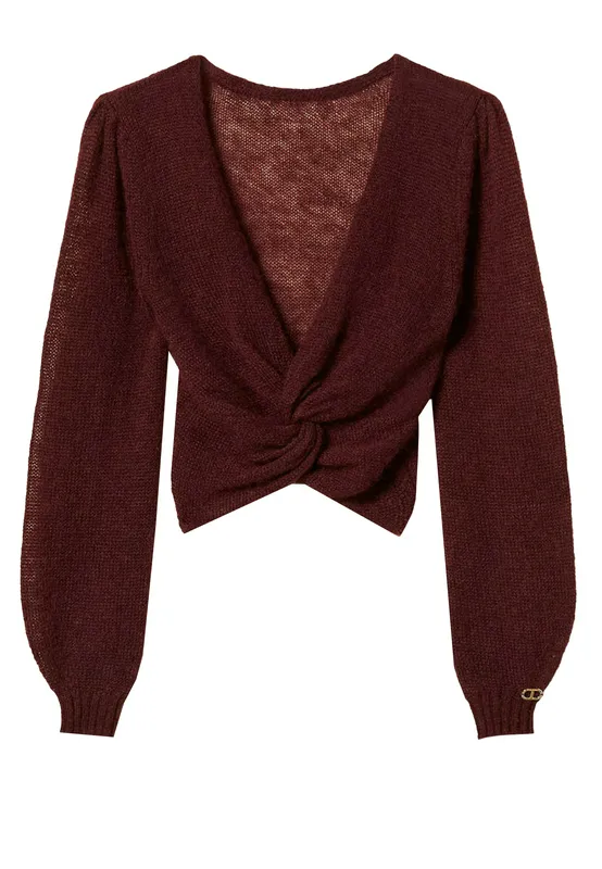 Джемпер Twinset Milano, бордовый, арт. 195213