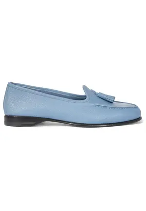 Лоферы Santoni, голубой, арт. 182017