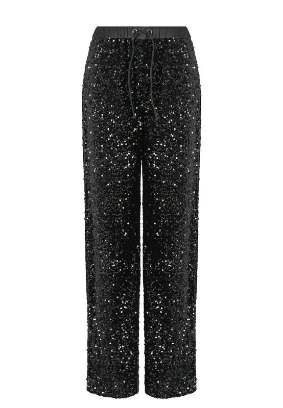 Прямые брюки Emporio Armani, черный, арт. 186395