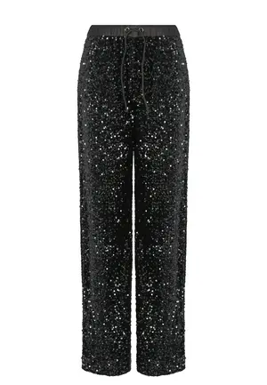 Прямые брюки Emporio Armani, черный, арт. 186395