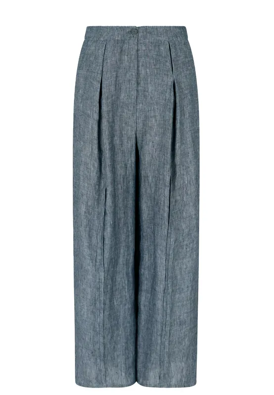 Широкие брюки Emporio Armani, синий, арт. 191709
