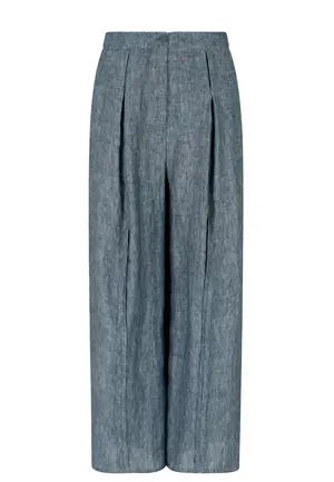 Широкие брюки Emporio Armani, синий, арт. 191709