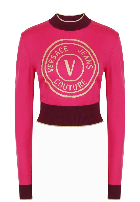 Джемпер Versace Jeans Couture, розовый, арт. 164706