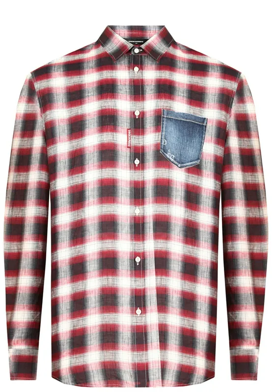 Рубашка Dsquared2, красный, арт. 141622