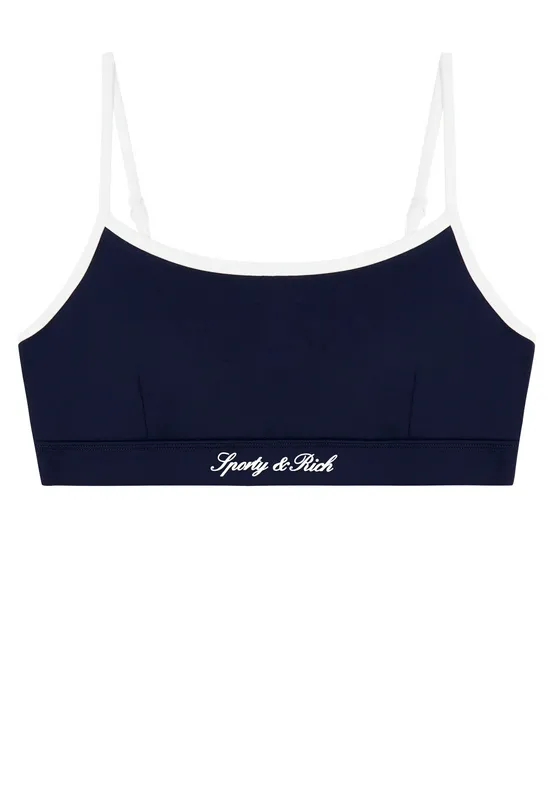 Спортивный топ Sporty & Rich, синий, арт. 207245