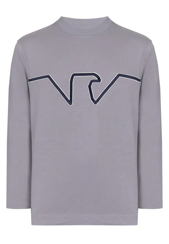 Лонгслив Emporio Armani, серый, арт. 186247