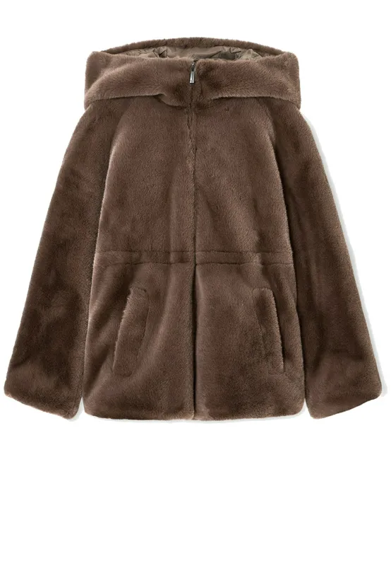 Меховая куртка Emporio Armani, коричневый, арт. 193792