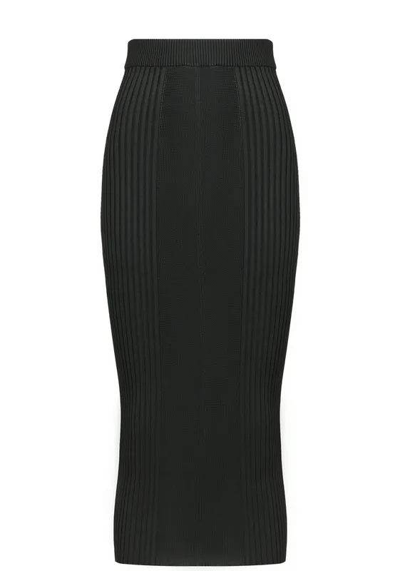Юбка Jil Sander миди, черный, арт. 185070