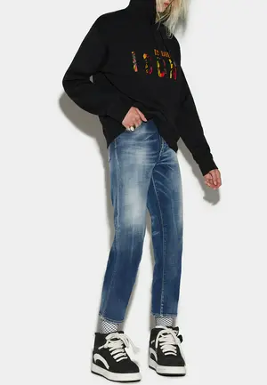 Джинсы Dsquared2 прямые, синий, арт. 150126