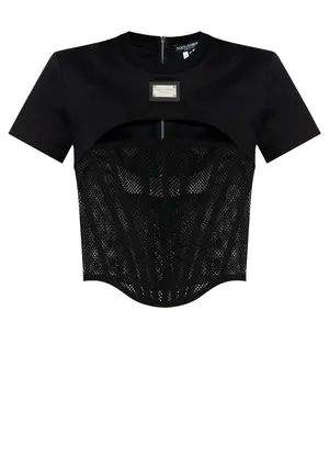 Топ Dolce & Gabbana, черный, арт. 173072