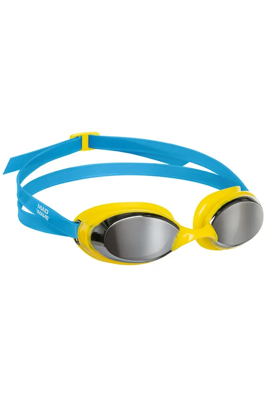 Очки для плавания Mad Wave Spin mirror, желтый, арт. M0430 06 0 06W