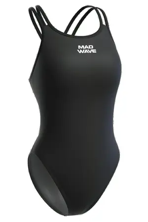 Купальник спортивный Mad Wave антихлор, черный, арт. M1535 05 5 01W