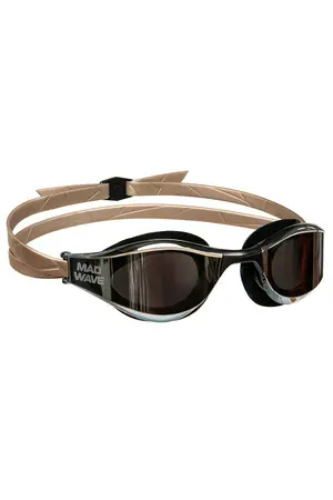 Стартовые очки Mad Wave Aqua Fusion Mirror, золотистый, арт. M0454 11 0 18W