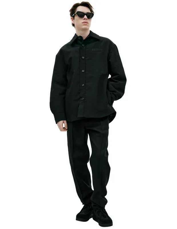 Куртка Louis Gabriel Nouchi с фигурными швами, черный, арт. 0563DP/T806/001